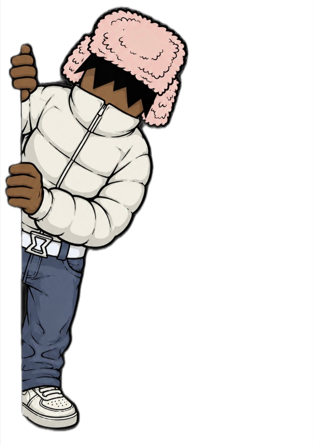 Alt Peeking Stance Man
