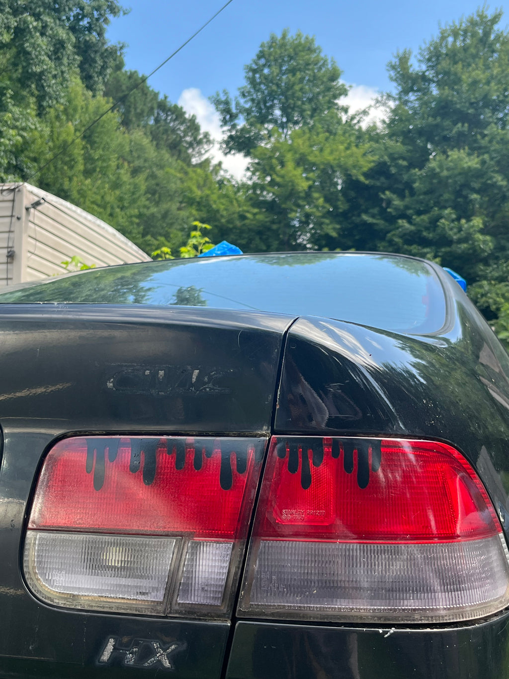 Drip fill sticker